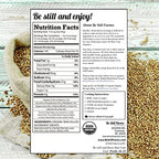 Be Still Farms Organic Buckwheat Groats Bulk (4.8lb) - Whole Raw Buckwheat Hulled - Great for Cereal, Salad, Side Dish - High in Protein | USA Grown | USDA Certified | Vegan | Non-GMO | Gluten Free
