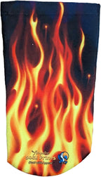 Heal with Appeal Amputee Sock BTKA, Flames V2, 3PLY Residual Wound, Over Shrinker Sock