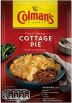 Colman's Cottage Pie perfect with creamy mashed potato Recipe Mix quick to prepare pie mix 45 g