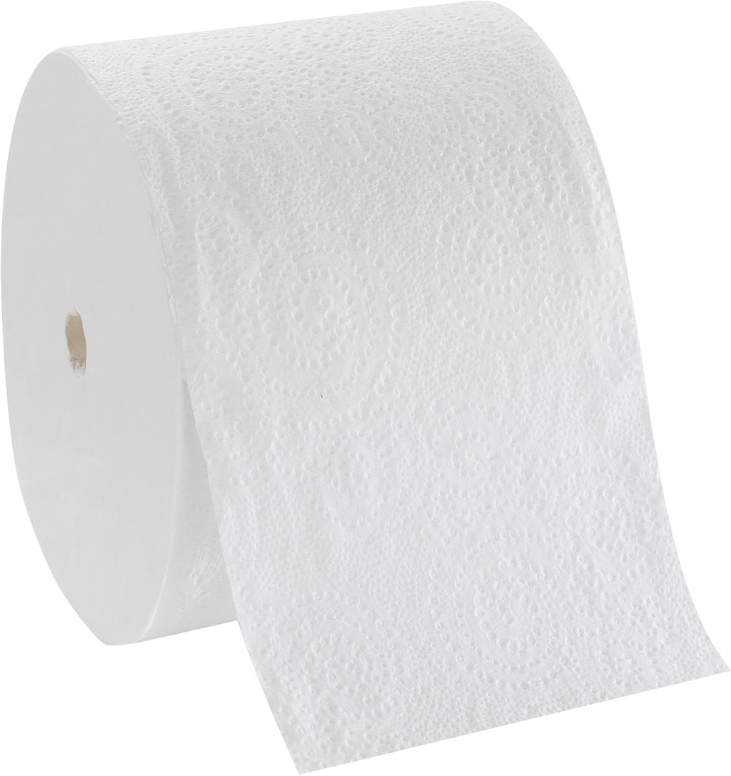 ANGEL SOFT ULTRA PROFESSIONAL SERIES® COMPACT® PREMIUM EMBOSSED CORELESS 2-PLY HIGH-CAPACITY TOILET PAPER, 660 SHEETS/ROLL, 18 ROLLS