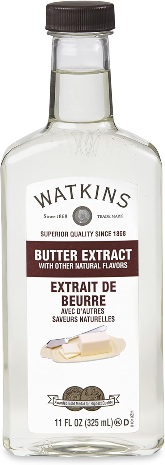 Watkins Butter Extract with Other Natural Flavors, 11 oz. Bottle, 1 Count (Packaging May Vary)