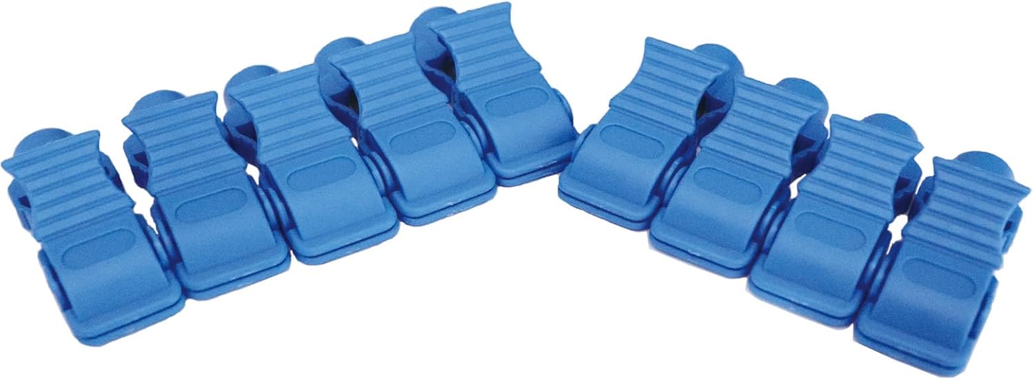 10pcs EKG ECG Alligator Electrode Clip,Universal Connection for 4.0 Banana Cable