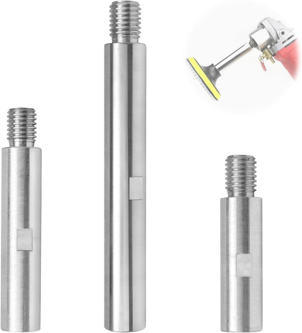 5/8"-11 Angle Grinder Extension Rod Kit, for Angle Grinder Car Polishing Machine Pads Backing Plate Electric Polisher, 3", 3.9", 5.5" Grinder Extension Shaft