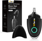Winsea Ear and Nose Hair Trimmer for Men and Women – Travel Trimmer, High-Precision Nose Shaver, USB Rechargeable, Waterproof, Safe & Quiet Operation, Portable Ear Hair Remover Design (Black)