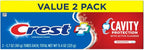 Crest Cavity Protection Toothpaste, Regular Paste, 5.7 Oz (Pack Of 2)