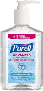 Advanced Hand Sanitizer Gel, Original, 8-oz. Pump