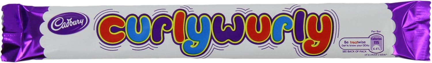 Cadbury Curly Wurly Candy 21.5g 60 count