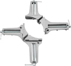 PONY 2-Piece 90 Degree Corner Clamp Set, Featured with 3’’ Maximum Opening, 200 lbs Clamping Force & 1/2’’ Clamping Height, Aluminum Alloy Body, Adjustable Right Angle Clamps for Multiple Projects