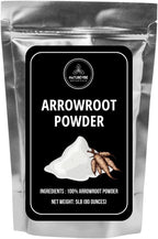 Naturevibe Botanicals Arrowroot Powder, 5lbs | Gluten-Free and Non-GMO | Used in cooking | Used for coating (80 ounces)