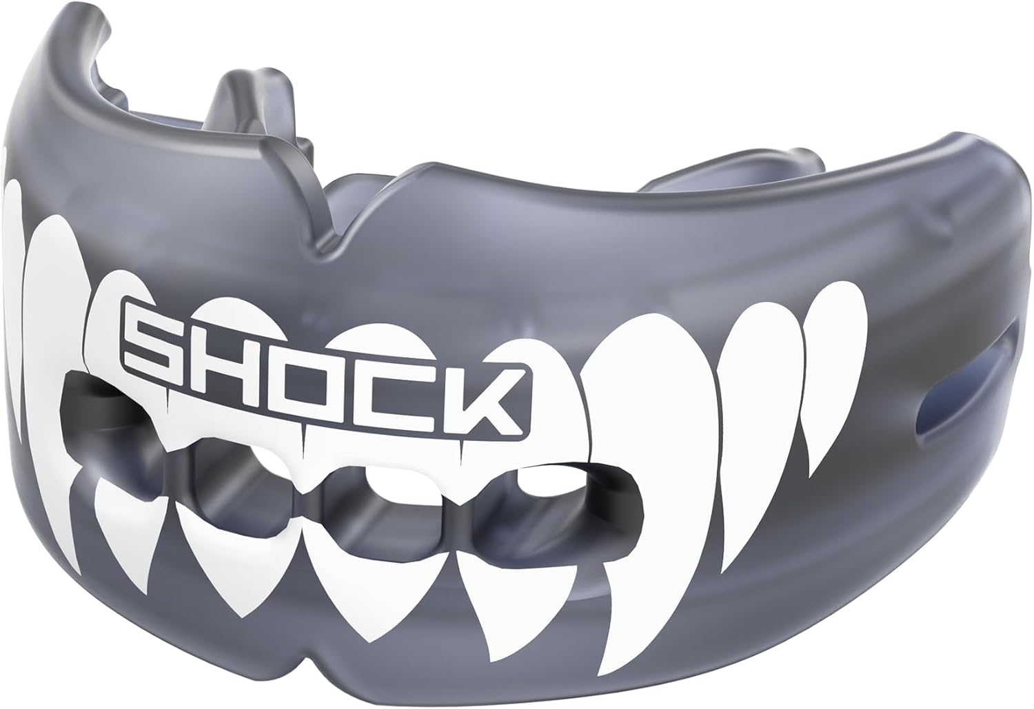 Double Braces Strapless Mouth Guard, Fangs, Adult