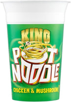 Pot Noodle King Pot Noodles Chicken & Mushroom Flavour (114g) - Pack of 6