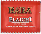 LUXCKY Silver Pearls Saffron Blended 81 Pouch (Pack of 2) Mouth freshner Flavoured Cardamom Seeds, 0.179 Gram Each