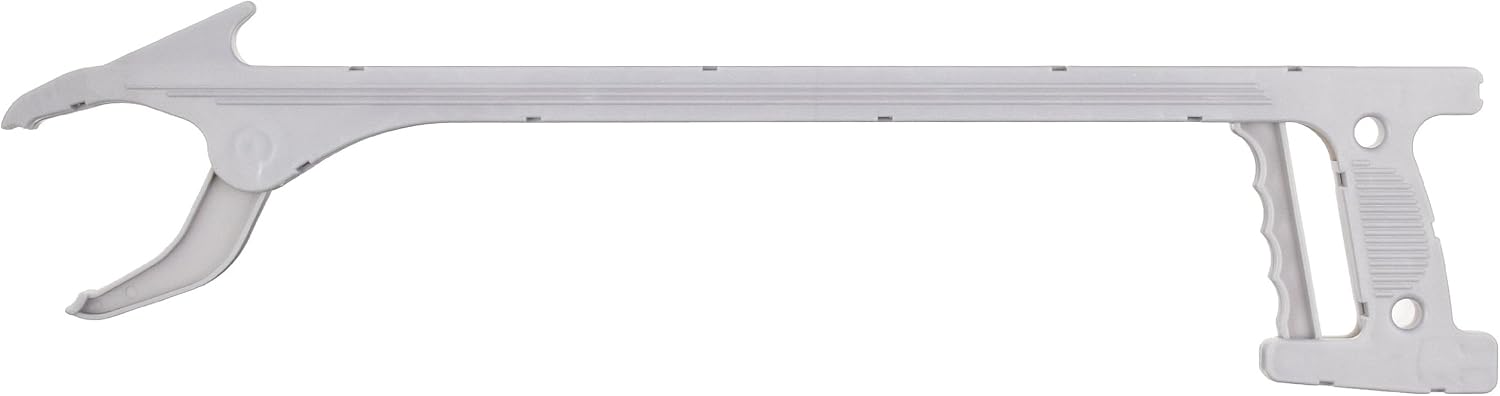 SP Ableware Plastic Raptor Reacher, 24 Inches Long - Gray, Lightweight (769450000)
