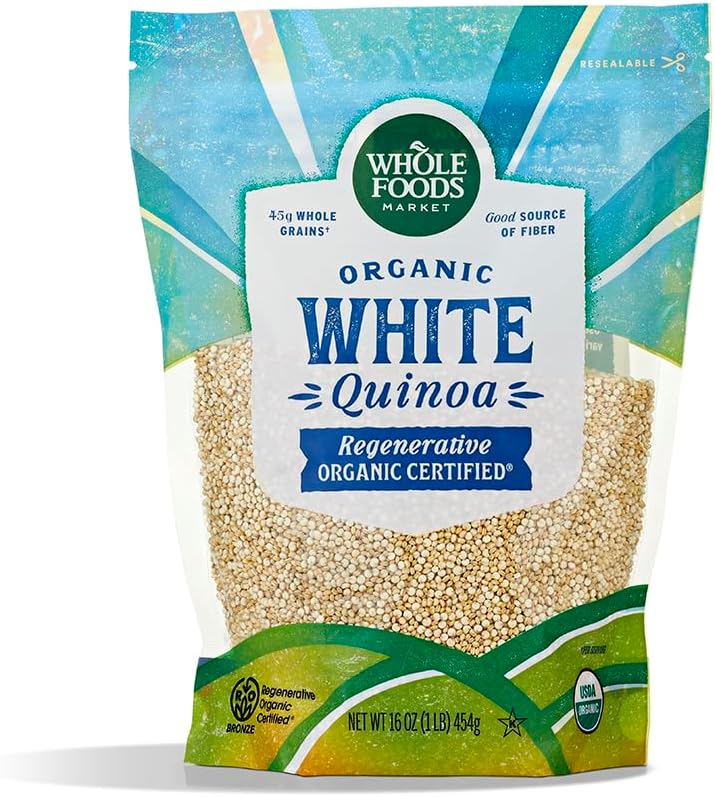 Whole Foods Market Organic White Quinoa, 16 Oz