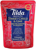Tilda Steamed Basmati Rice Sweet Chilli & Lime (250g) - Pack of 2