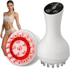 Lymphatic Drainage Massager & Anti Cellulite Massage Tool, Lymphatic Massager,Helps Reduce Stretch Marks & Cellulite，for Belly, Arms & Legs,Body Sculpting Machine with Heat & Vibration