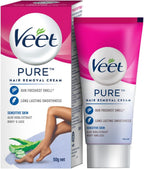 Veet Silk & Fresh Hair Removal Cream, Sensitive Skin - 50 g