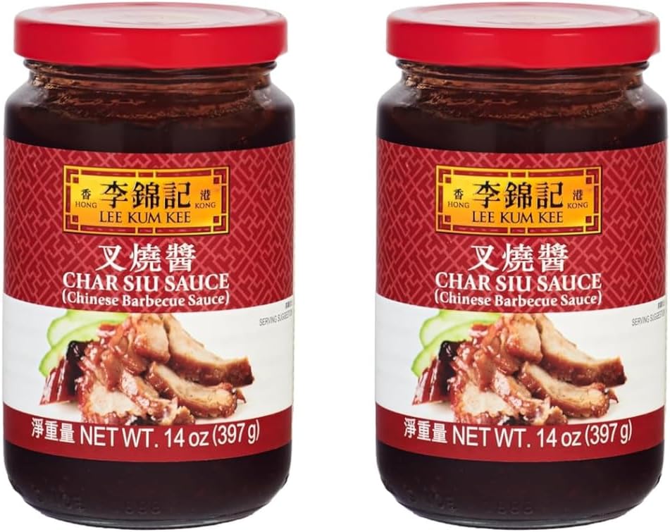 Lee Kum Kee Char Siu Sauce (14 oz - 2 Pack), Honey-Sweet Chinese Barbecue Sauce, Great for Marinades for All Kinds of Meats & Ribs, Barbeques, Glazes, Roasts, and Oven-Baked Dishes