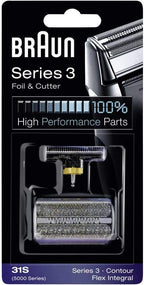 Braun 31S Replacement Foil and Cutter Cassette Multi Silver BLS Combi Pack
