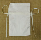 Darling Souvenir 50 Satin Drawstring Gift Pouch Small Wedding Party Favors Bag - 8" x 10" inches Baby Shower Thank You Pouches- White