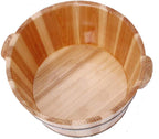 Solid Wood Foot Tub - Wooden Foot Bath Bucket - Wooden Foot Basin - Solid Wood Foot Tub for Soaking Feet, for Household Use - Wooden Foot Bath Bucket - Solid Wood Foot Tub for Soaking Feet