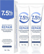 7.5% Hydroxyapatite Toothpaste for Enamel Protection, Fluoride-Free Formula with Gentle Mint, for Sensitive Teeth, Daily Protection, Long-Lasting Fresh Breath, 4.23 Oz (2)