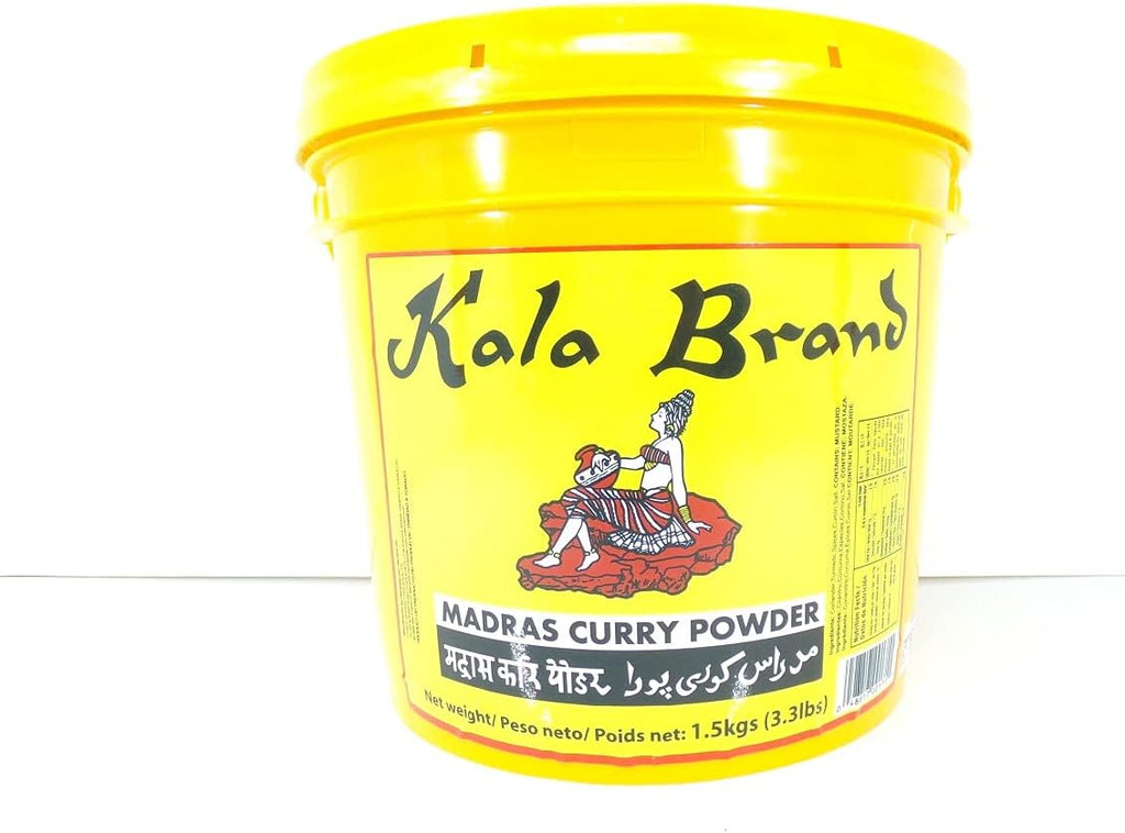 Kala Brand Madras Curry Powder Tub 3.3 Lbs