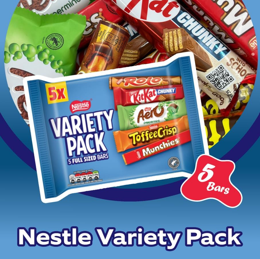 Original Nestle British Chocolate Variety Mix Rolos Aero Munchies Toffee Crisp Kit Kat Yorkie Imported From The UK England Nestle Variety Pack Original From England