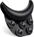 Noverlife Salon Neck Rest Cushion with Suction Cup, Non-Slip Soft Silicon Shampoo Bowl Neck Rest, Portable Hair Salon Shampoo Sink Gel Neck Pad, Hair Washing Sink Neck Support for Home Salon Basin