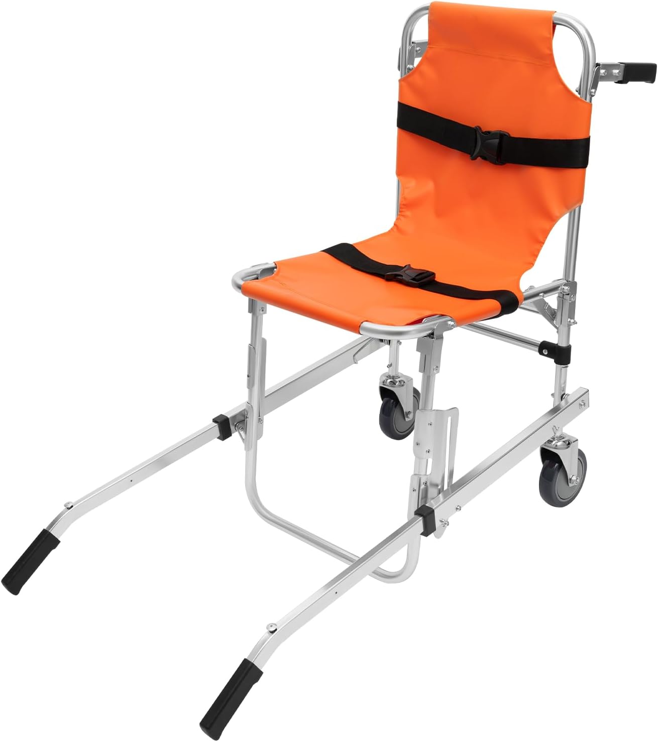 Foldable Stair Chair, Stair Lifts for Seniors with Detachable Cushion and U-Shaped Tube, Firefighter Evacuation for Transferring Patients Or People with Limited Mobility Up and Down Stairs