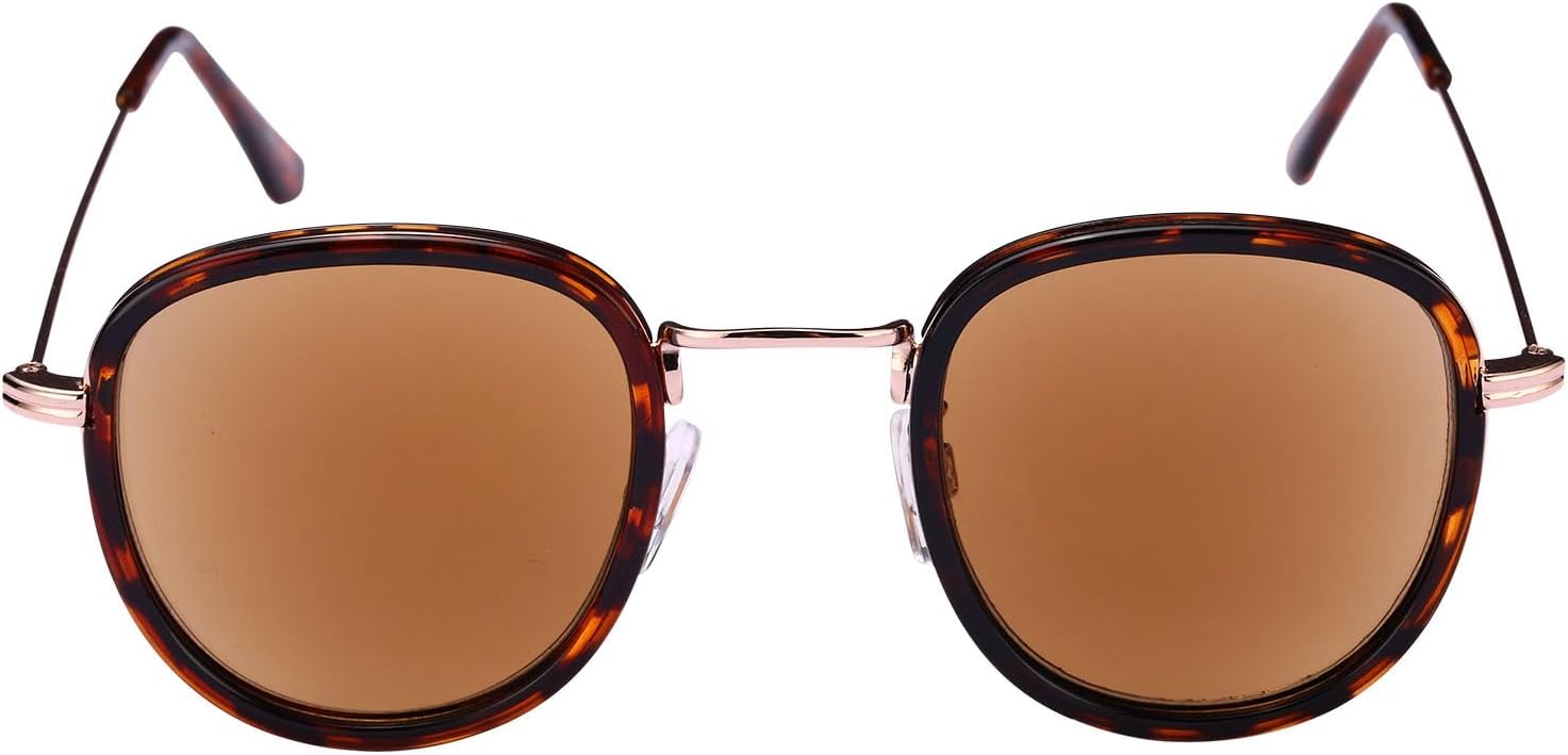 Mass Vision Lightweight Reading Sunglasses, 'The Esteemed' Full Lens Sun Readers (no bifocal) for Men and Women