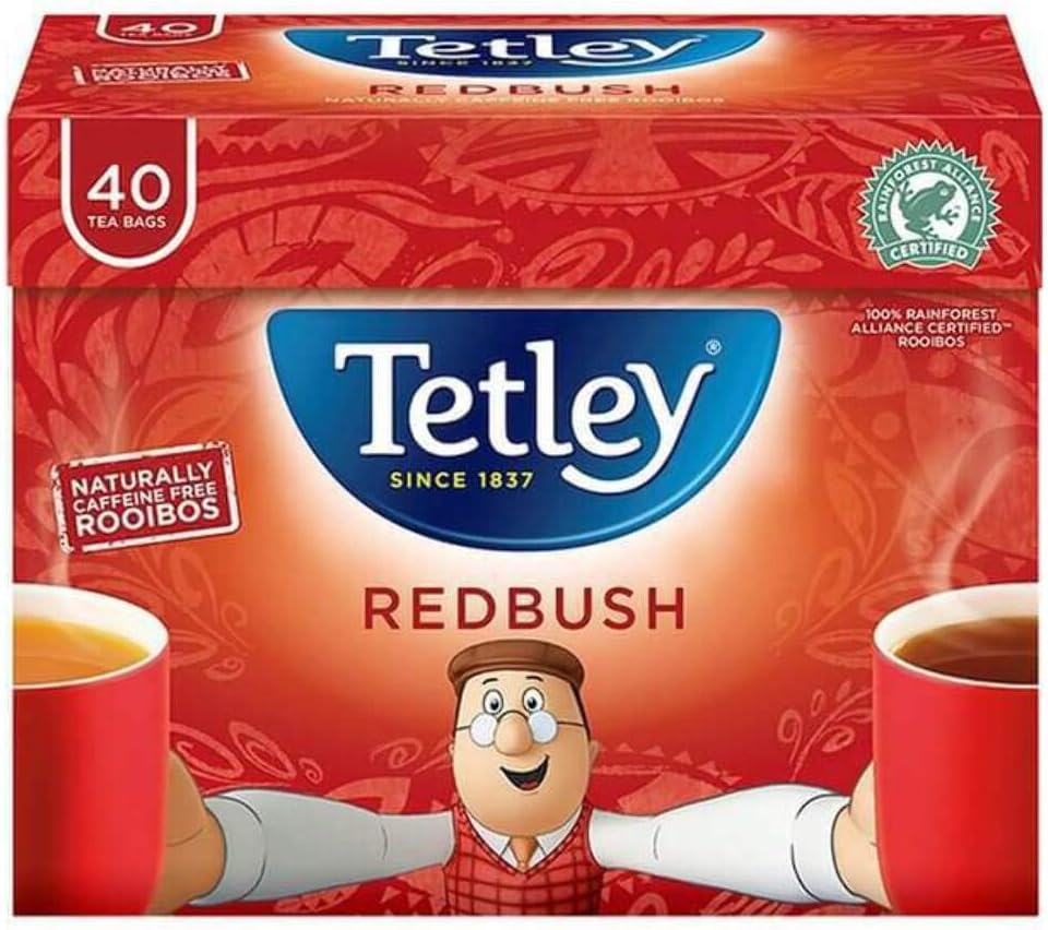 Tetley - Redbush Pure Tea Bags 40 - 100g