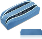AITIME Portable Daily Contact Lens Organizer, Disposable Dispenser, Travel Color Storage Case Kit With Labeled R & L (Blue)