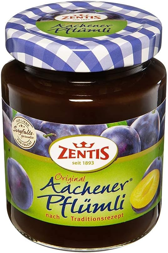 Zentis - Original Aachener Plum Jam - 195 g - 6.87 Ounce - Germany