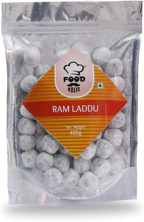 Foodholic Ram Ladoo (Pachak Ram Ladoo Churan Mukhwas) (400gm)_Packing May Vary