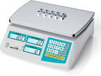 Industrial Counting Scale 30kg/66lb x 0.1g Digital Inventory Counting Scale High Precision Electronic Gram Scale with Battery DC/AC Power for Parts Jewelry Coins (g/kg/lb/oz)
