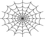 Spider Web Edible Cake Topper- 1/4 Sheet