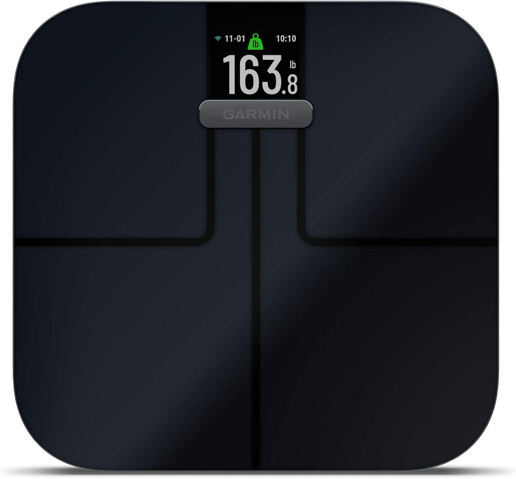 Garmin Index S2, Smart Scale with Wireless Connectivity, Measure Body Fat, Muscle, Bone Mass, Body Water% and More, Black (010-02294-02)