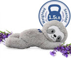 Lilly's Love Heatable & Coolable Lavender Scented Weighted Stuffed Animal - Microwavable Heatable Pad for Kids & Adults - Machine Washable Plushie - Calming Stuffed Animal for Anxiety