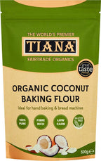 TIANA Fair Trade Organic Coconut Baking Flour 500g