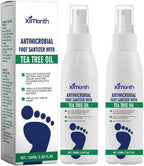 2PCS Foot Spray with Tea Tree Oil,Tea Tree Oil Feet Spray,Foot & Shoe Freshness,Quick-Drying and Travel-Friendly (2 PCS)