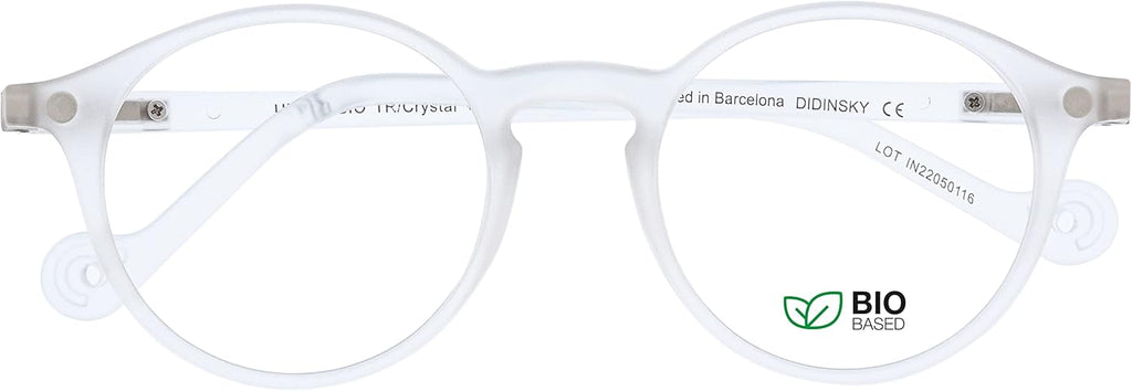 DIDINSKY readers presbyopia reading glasses anti blue light for men and women. Rubber touch, flexible temples and anti-reflective lenses. Smoke +1.0 - UFFIZI BIO