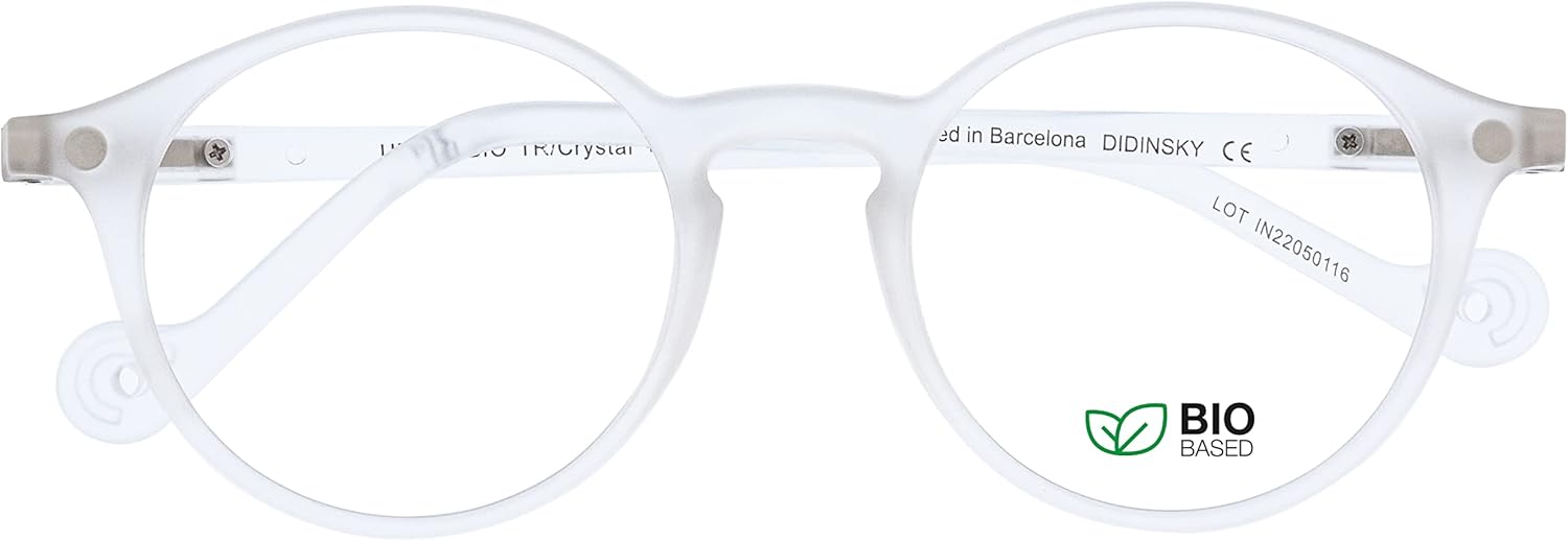 DIDINSKY readers presbyopia reading glasses anti blue light for men and women. Rubber touch, flexible temples and anti-reflective lenses. Smoke +1.0 - UFFIZI BIO