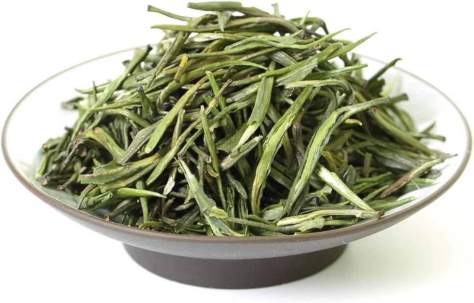 GOARTEA Zhuyeqing Green Tea - 100g / 3.5oz Premium Grade - Emei Mountain Bamboo Leaf - Chinese Spring Green Tea Loose Leaf