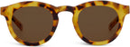 Peepers by PeeperSpecs Women's Beverly Shores Bifocal Sunglasses Round, Black, 1.50 + 1.5