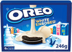 Oreo Snowy Enrobed White Chocolate Coated Biscuits 6pk 246g