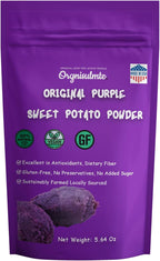 Orgnisulmte Original Purple Sweet Potato Powder 100% Pure Natural Premium Purple Yam Powder for Food Coloring No GMO Vegan Friendly 5.64Oz(160g)