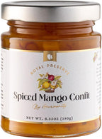 Gourmanity Spiced Mango Chutney, Moderately Hot and Spicy, Pair with Crackers and Cheese or in your Favorite Sauce, All Natural, Non-GMO, Product of Belgium, 6.35oz