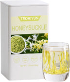 Honeysuckle Buds, 100% Pure Natural Dried Honeysuckle Buds Organic,Jin Yin Hua Tea -Premium Flower Herbal Tea (Honeysuckle (3.53oz/100g))