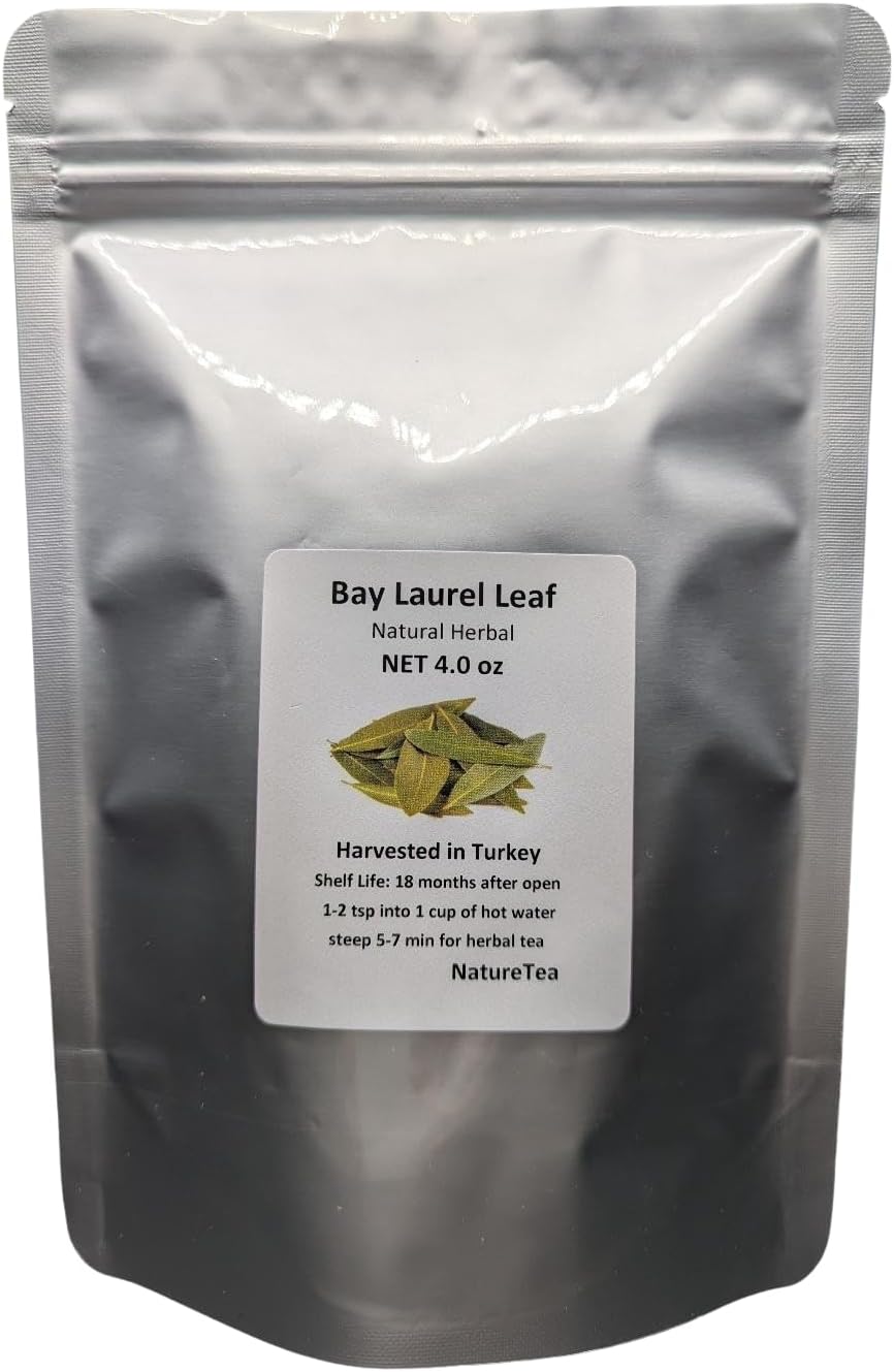 Bay Laurel Leaf - Laurus nobilis Loose Leaf C/S from Nature Tea (1 oz)